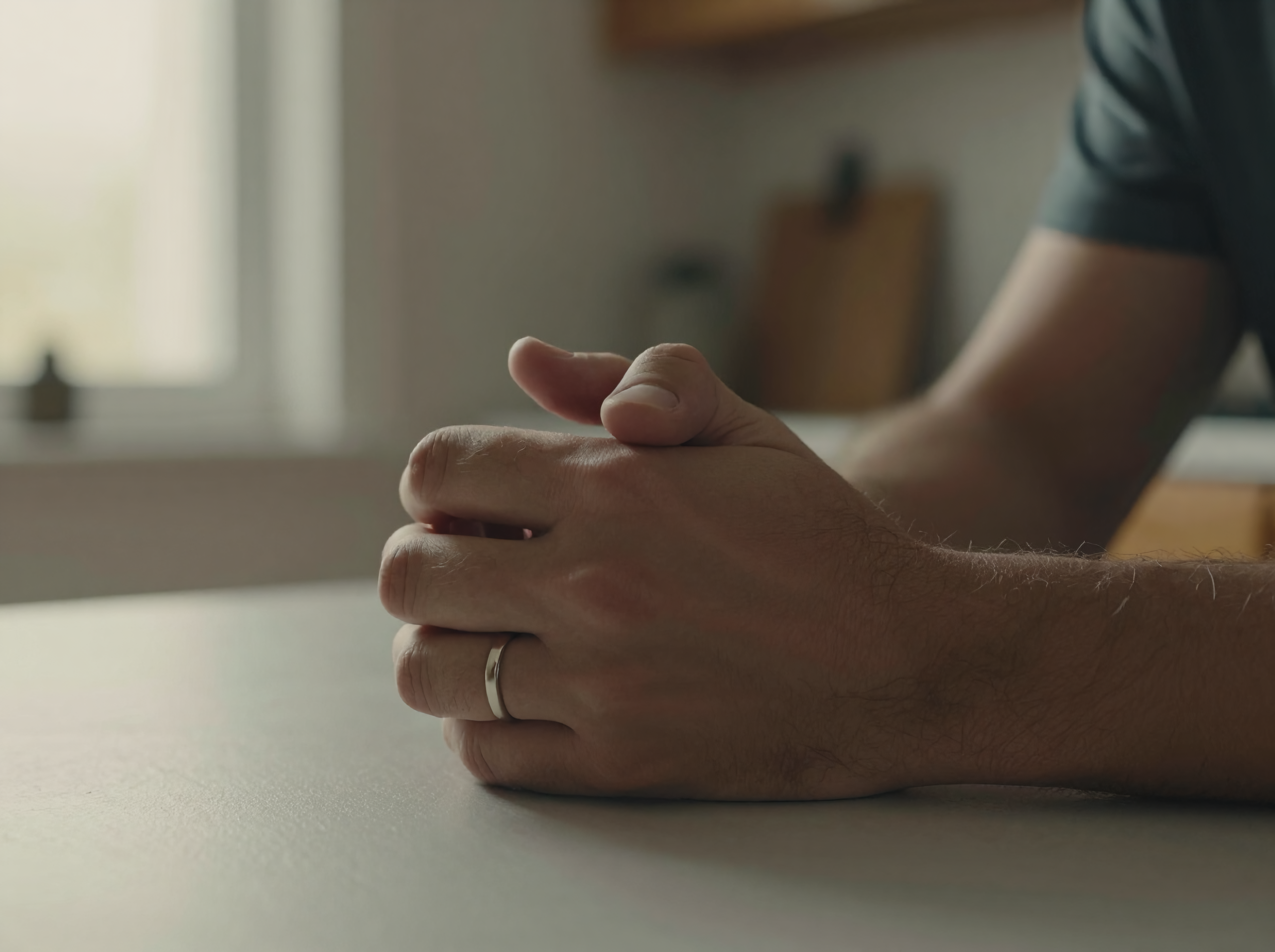 A man alone with his thoughts: the quiet exhaustion of carrying emotional weight without support