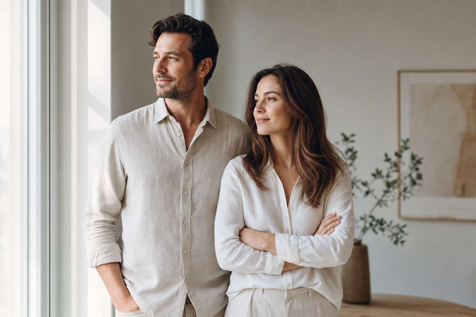 Man and woman applying skincare in a morning routine representing a skinvestment approach to consistent daily skincare, Belldiva